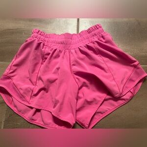 Pink Lululemon shorts